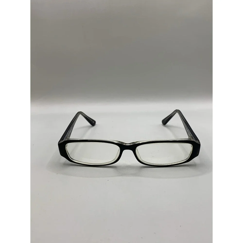 Jubilee Eyeglasses 51-15-135 Black Crystal Rectangle Full Rim Frame Only